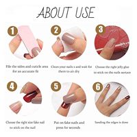 Hkanlre Bling Coffin Press on Nails, Faux Ongles à Coller Couverture Complète, Taille Moyenne, Effet Dégradé pour Femmes et Filles, 24 Pièces (Coffin pin)