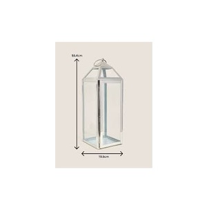 Bougeoir lanterne avec argent plaqué pour décoration de mariage à faible coût design créatif bougeoir lanterne - Product Image 1