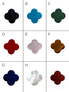 ขายส่งปะการังสีแดง 4 ใบรูปร่างอัญมณีหลวมหินสําหรับเครื่องประดับทํา 6x6 ถึง 20x20 - Product Image 6