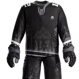 Uniforme personalizado de hockey sobre hielo, poliéster, recién llegado, uniforme de hockey sobre hielo para hombres, uniforme de hockey sobre hielo de diseño personalizado - Product Image 4