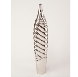 Vase à fleurs en métal best-seller pour la maison et la décoration de mariage Vase à fleurs de table en aluminium pour salon Sculpture moderne - Product Image 6