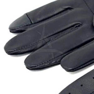 ถุงมือหนังหน้าจอสัมผัสสำหรับผู้ชาย แบบเต็มนิ้ว สำหรับฤดูหนาว เป็นมิตรกับสิ่งแวดล้อม ระบายอากาศได้ดี เหมาะสำหรับขับรถและกิจกรรมกลางแจ้ง - Product Image 4