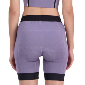 <b>Women's</b> High Waist Yoga Shorts Seamless Butt Lifting Gym <b>Leggings</b> with Elastic Waist Closure Solid <b>Pattern</b> OEM <b>Leggings</b> - Product Image 3
