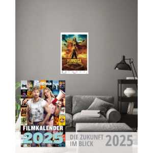 Calendario de Cine 2025, Calendario de Papel para Mesa y Pared, para Oficina, con Fecha, Hora, Promociones y Exhibición - Product Image 1