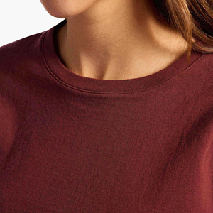 เสื้อยืดแขนยาวผู้หญิงแบบสั่งทำ ผ้าฝ้าย 100% เป็นมิตรกับสิ่งแวดล้อม ป้องกันรอยยับ แห้งเร็ว เหมาะสำหรับออกกำลังกาย เล่นกีฬา ฟิตเนส สไตล์วินเทจ แบบเรียบ - Product Image 5