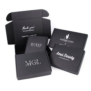 Cajas de envío Cajas de correo de cartón corrugado para embalaje Regalos artesanales Productos para fiestas de Bodas de pequeñas empresas - Product Image 1