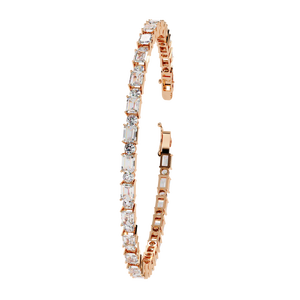 Fabulous 18K <b>Gold</b> Lab Grown Diamond Bracelet & <b>Bangle</b> Luxurious Jewelry - Product Image 3