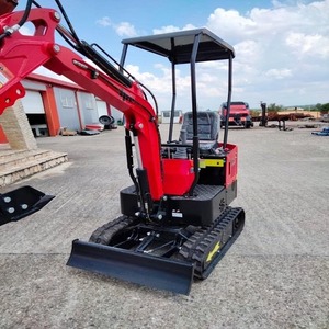 Mini-excavatrice multifonction HT12, excavatrice hydraulique sur chenilles prête à être expédiée avec des accessoires interchangeables, y compris une benne - Product Image 6