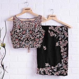 ชุดผ้าไหมชุดส่าหรีแบบดั้งเดิมสำหรับโดรีแนวแฟนซีชุดสวยสวยและงานตัดเย็บขอบผ้าส่าหรีขายดีที่สุด - Product Image 2