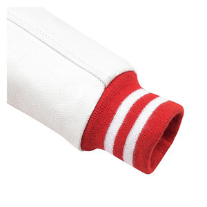 Moda Patchwork Último diseño Chaqueta Hombres Logotipo personalizado Estilo universitario Ropa informal Prendas de abrigo Ropa deportiva Proveedor de ropa de moda - Product Image 5