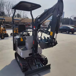 NOUVEAU HT12 L12 QH12 Mini-excavatrice hydraulique sur chenilles de 1,2 tonne, mini-pelle compacte pour la construction et le jardinage, directement du fabricant - Product Image 1