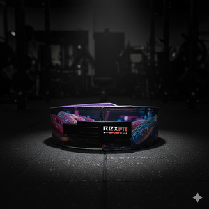 Ceinture de soutien lombaire en cuir Rexfit pour l'entraînement musculaire, la musculation et le powerlifting - Product Image 1