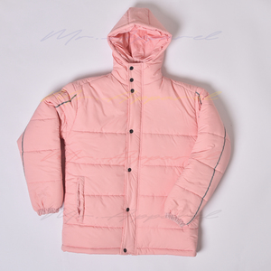 Chaqueta acolchada negra de alta calidad para hombre, de invierno, de talla grande, transpirable, cómoda, cierre de cremallera, diseño de retazos para el calor - Product Image 3