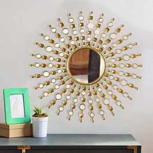 Most Selling Customized Unique Wall <b>Mirror</b> In Metal For Home Livingroom Hotel Hallway Decorative Use Wall <b>Hanging</b> <b>Mirror</b> - Product Image 2