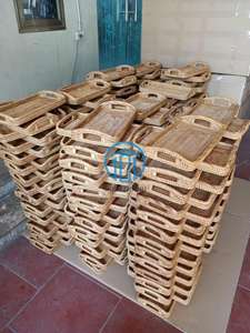 Bandeja Rectangular de Mimbre para Servir, Hecha a Mano, de Ratán Natural, Ecológica, Duradera, Organizador de Decoración para el Hogar y la Cocina - Product Image 5