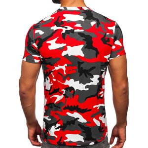 Totalmente sublimación 100% poliéster secado rápido ropa casual sublimación camisetas para hombres y cuello redondo impresión camiseta - Product Image 2