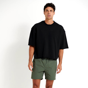 <b>Top</b> Ranking 100% Cotton Customized Oversized Shirt for Unisex Custom Print Logo <b>Mock</b> <b>Neck</b> Oversized Shirt - Product Image 2