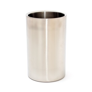 Cubo de bebidas de acero inoxidable de doble pared de plata antigua con acabado martillado, vino de hielo recto y tinas de mesa de cerveza para fiesta - Product Image 6