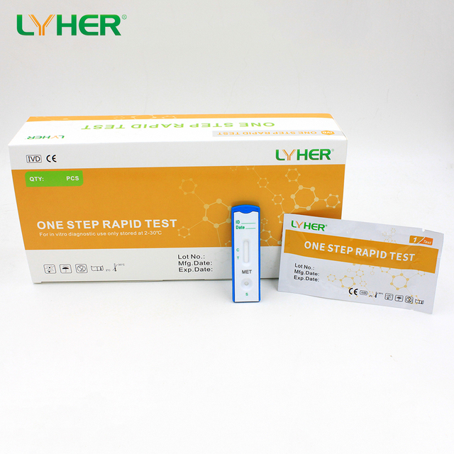 MET Rapid Test Kit for Urine, One Step Drug Test Cassette, CE Certified Factory Supply