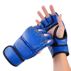 Gants de MMA pour l'entraînement en cuir PU Gants de boxe personnalisés pour les gymnases et les scènes sportives - Product Image 1