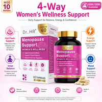 En stock : Capsules de soutien pour la ménopause, bien-être féminin, régulation hormonale, soulagement des bouffées de chaleur, équilibre thyroïdien, soutien de l'humeur et de l'énergie