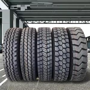 Strong-traction 295/75R22.5 drive pattern tire designed for heavy <b>transport</b> <b>vehicles</b> requiring deep tread blocks and durability - Product Image 6