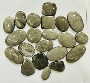 ขายส่งล็อตหินออบซิเดียนสีทองเงา เกรด AAA หินธรรมชาติ รูปทรงผสม ขนาดตามสั่ง สำหรับทำเครื่องประดับ - Product Image 2