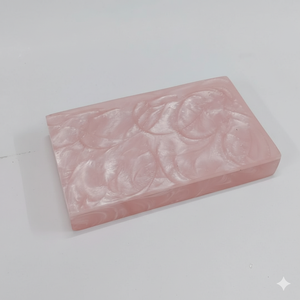 Customized Elegant Resin Rectangle Eco-friendly Serving Tray Platter Dining Table Weddings Ramadan <b>Eid</b> <b>Gifting</b> Modern Design - Product Image 2