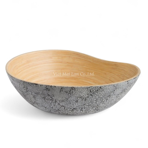 Lacquer Bowls <b>Set</b> Classic Eggshell Design Durable and Elegant Vietnam Bulk Supply for Retail Export - Product Image 1