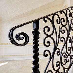 Premium Wrought Iron Railing Decorative Security <strong>Guard</strong> With Strong Metal Frame for Building and <strong>House</strong> Use - Product Image 6