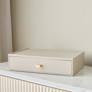 Joyero clásico blanco, pieza de almacenamiento decorativa elegante, agrega lujo y funcionalidad al tocador o tocador - Product Image 4