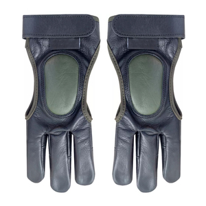 Gants de tir à l'arc en cuir, fabrication directe d'usine - Conception à trois doigts, antidérapants, respirants, pour usage extérieur, prix très bas - Product Image 4