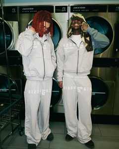 Logo personnalisé Poids lourd 600 GSM 100% Coton vierge Pull Boxy Baggy Sweat à capuche et pantalon de survêtement Survêtements pour hommes - Product Image 3