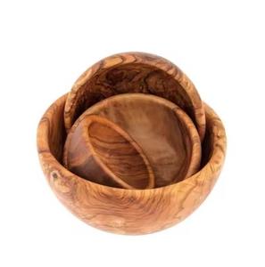 Cuenco para servir con logotipo personalizado, ideal para ensaladas, aperitivos o regalos, con cuencos de vajilla ecológicos con acabado natural - Product Image 5