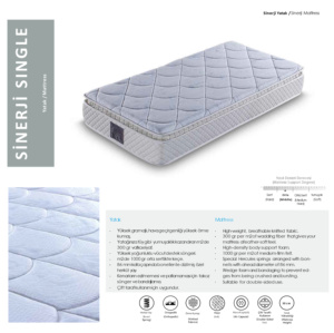Double-Sided Orthopedic Mattress Pillow Durable Contemporary High-Density Foam Breathable Polyester Knitted Fabric 30cm Hotel - Product Image 1