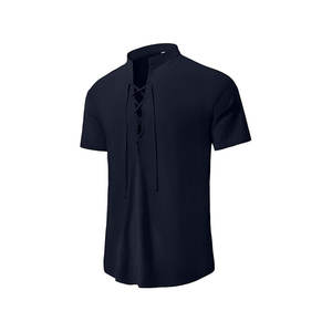 เรอเนสซองส์รีเน็ทเมนท์เสื้อผูกเชือกเสื้อเชิ๊ตผ้าพันตรงกลาง - Product Image 6