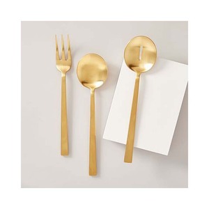 Antique Twig Design Gold Handle With Silver Polished <b>Spoon</b> <b>Soup</b> Serving Set Metal Decorative Rice/<b>Soup</b> Servers for Kitchen Use - Product Image 5