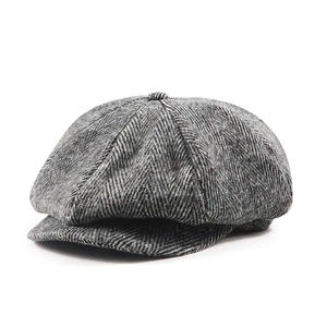 Nueva gorra clásica de invierno Newsboy para hombre, sombrero Baker Boy Gatsby para hombre con logotipo personalizado, gorra plana de Tweed, gorra para hombre - Product Image 6