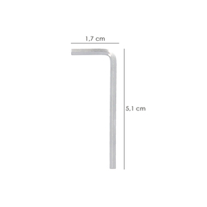 Chiave Allen Standard in Acciaio Cromo Vanadio Professionale 2,0 mm. - Product Image 2