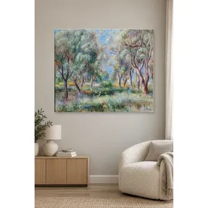 Impression sur toile Fida Renoir Parmi les oliviers - Product Image 1