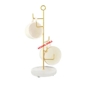 Fournisseur de porte-gobelets en métal Porte-gobelet de créateur fait main d'excellente qualité Vente à chaud de luxe Nouveau vente en gros de porte-gobelets en métal - Product Image 1