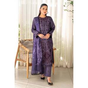Ensemble de costume pour femme en tissu brodé SF-4096 - Product Image 1
