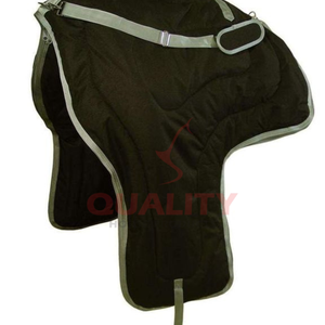 Sac de transport de selle Western prêt à voyager avec poignées rembourrées en tissu résistant à l'eau et coutures renforcées pour le voyage de selle - Product Image 3