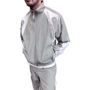 Vestes de sport en nylon pour hommes, légères, imperméables, à manches zippées, en softshell, pour la randonnée en plein air, tendance - Product Image 3