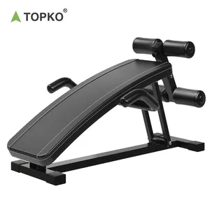 TOPKO Bangku Duduk Portabel Binaraga Pusat Kebugaran Rumah Multifungsi Bangku Peralatan Fitness Latihan Terlentang