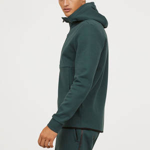 เสื้อสเวตเตอร์มีฮู้ดแฟชั่นสำหรับผู้ชายเสื้อกีฬาสีตามสั่งสไตล์เรียบง่ายใหม่ล่าสุด - Product Image 6