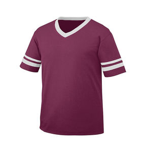 Maillots de Football Américain Personnalisables en Usine Polyester Respirant À Séchage Rapide Baggy Manches Rayures Brodé Conception Imprimé - Product Image 6