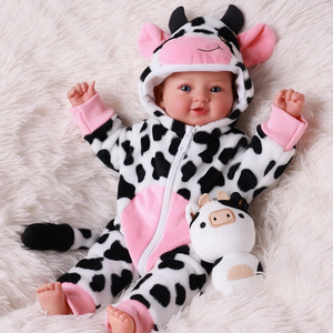 Muñeca Reborn Sonriente Babeside Lyle <span class=keywords><strong>de</strong></span> 17 Pulgadas, Muñeca Recién Nacida Realista <span class=keywords><strong>de</strong></span> Vinilo, Cuerpo <span class=keywords><strong>de</strong></span> Tela Suave, Juguete <span class=keywords><strong>de</strong></span> Moda Realista - Product Image 4