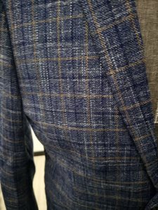 NAYIJI Vente en gros Blazer rayé de haute qualité Coupe ajustée Vêtements d'affaires pour hommes <span class=keywords><strong>Costume</strong></span> à simple boutonnage pour <span class=keywords><strong>homme</strong></span> - Product Image 3