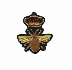 Meilleure qualité nouveau Design fil de lingot broches tissu sain brodé abeille broches bas prix belle mode #0074779 - Product Image 5